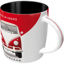 VW Bus - Bulli Tasse aus stabiler Keramik - Good in Shape