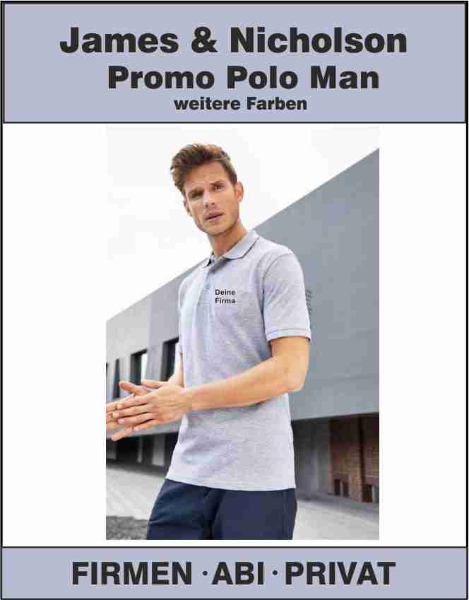 Promo Polo Man James & Nicholson JN 792