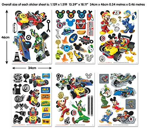 Walltastic - Wandaufkleber, Mickey und die flinken Flitzer