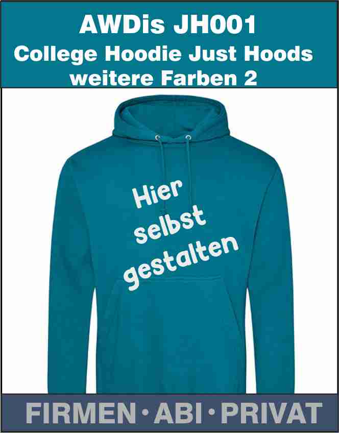 Hoodie AWDis College Just Hoods JH001 weitere Farben (2)