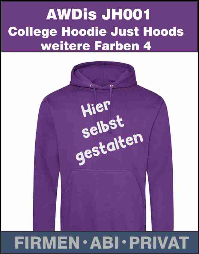 Hoodie AWDis College Just Hoods JH001 weitere Farben (4)