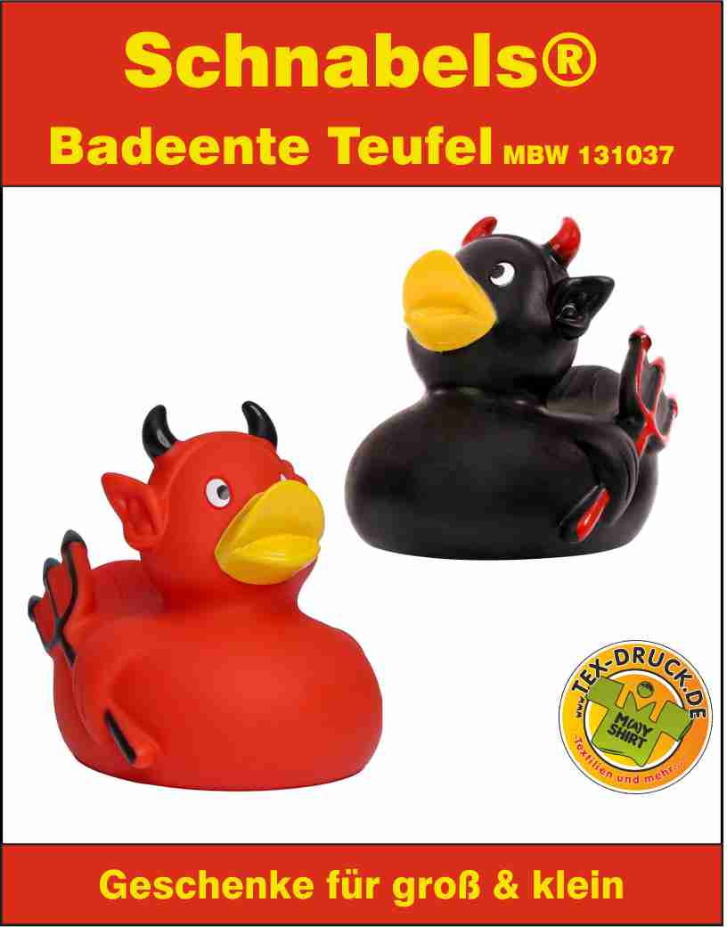 Schnabels® Badeente Teufel MBW 131037
