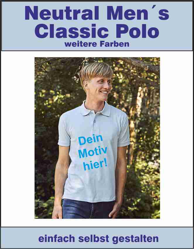 Neutral Men´s Classic Polo NE20080 weitere Farben