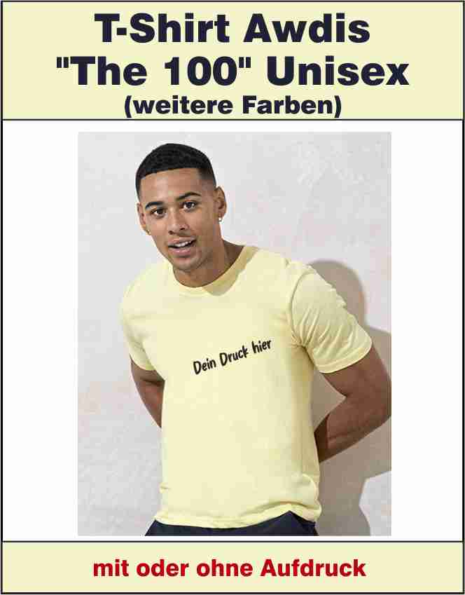 T-Shirt AWDis - "The 100" (Unisex)