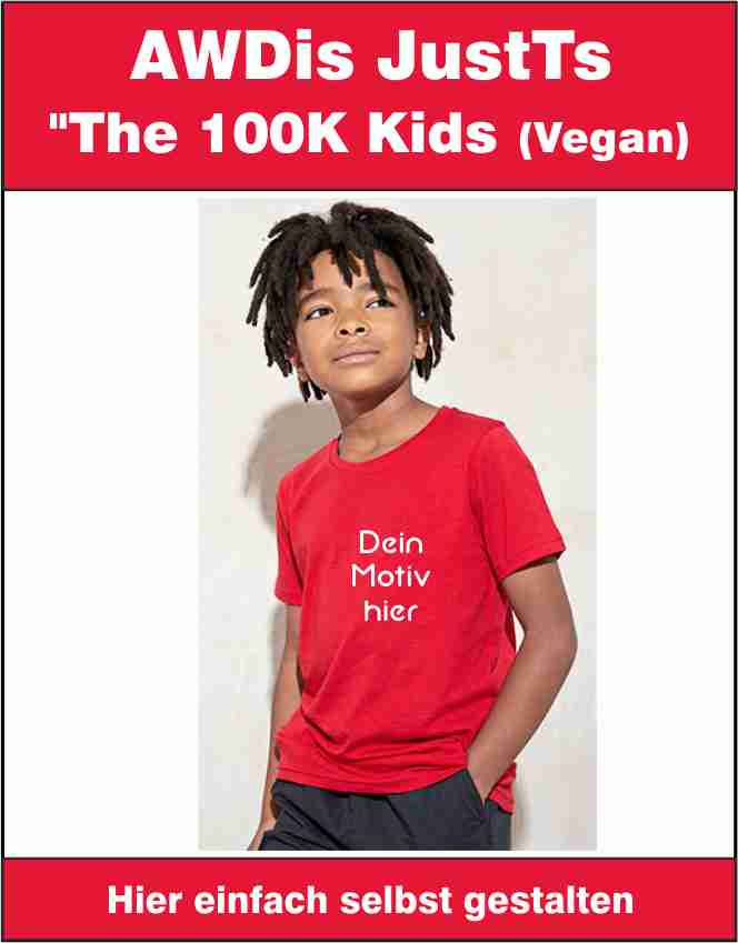 T-Shirt AWDis - "The 100K Kids JT100K