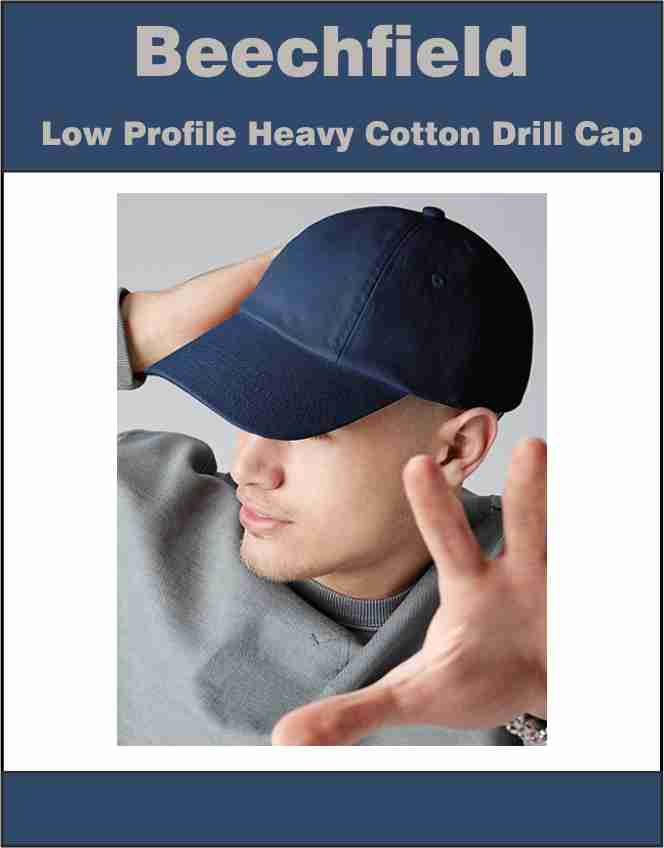 Beechfield Low Profile Heavy Cotton Drill Cap B57