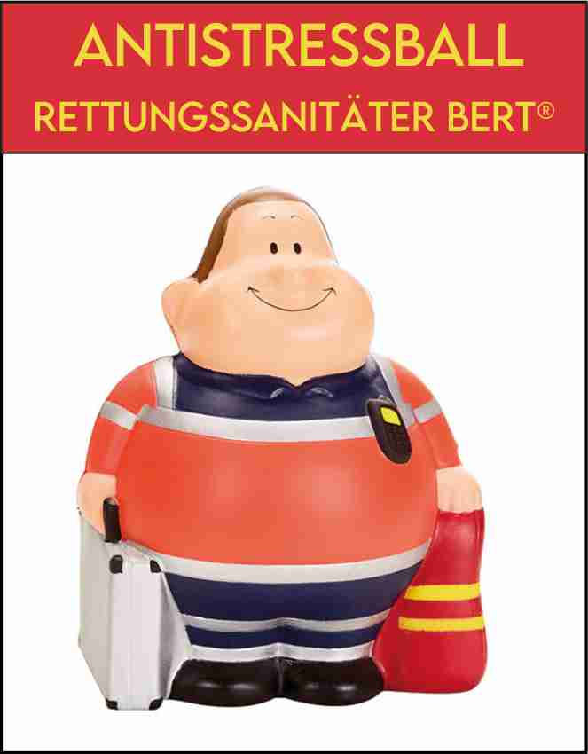 Antistressball SQUEEZIES® Rettungssanitäter Bert®