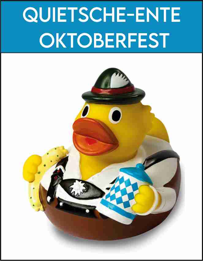 Schnabels® Quietsche-Ente Oktoberfest-Ente M132065