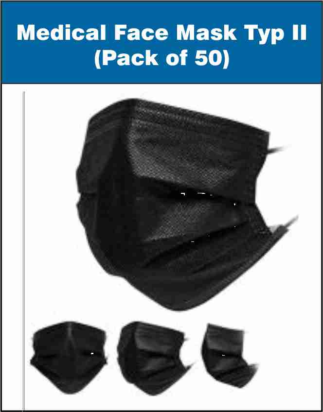 Medical Face Mask Typ II (Pack of 50)