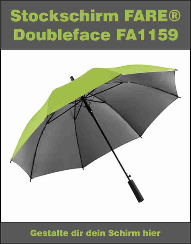 Regenschirm FA1159 mit oder ohne Druck bei tex-druck.de
