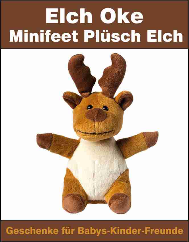 Minifeet Plüsch Elch
