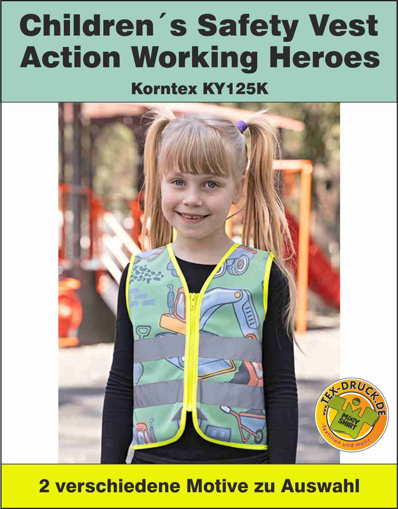 Children´s Safety Vest Action Working Heroes CO² Neutral KX125K