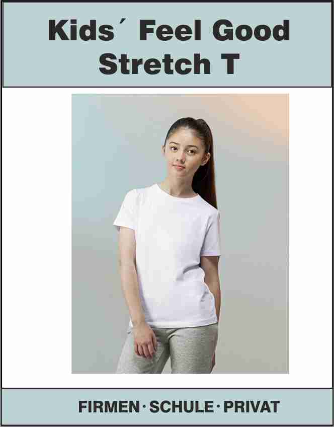 SF Kids´ Feel Good Stretch T SM121 (Vegan)