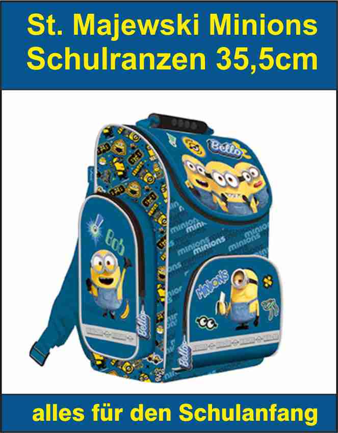 Minions St. Majewski - Schulranzen 35,5cm 64413
