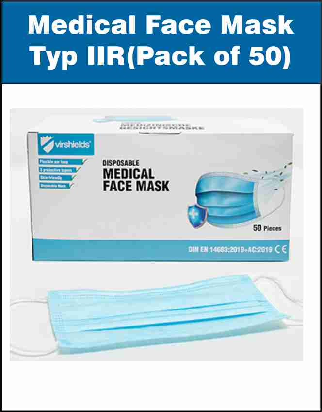 Medical Face Mask Typ IIR (Pack of 50)