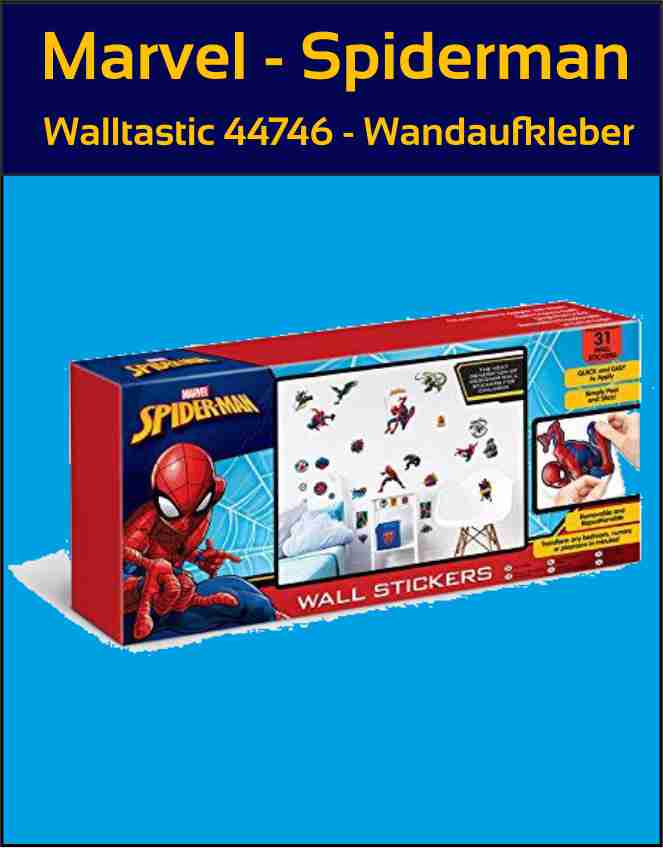 Walltastic - Wandaufkleber, Marvel - Spiderman