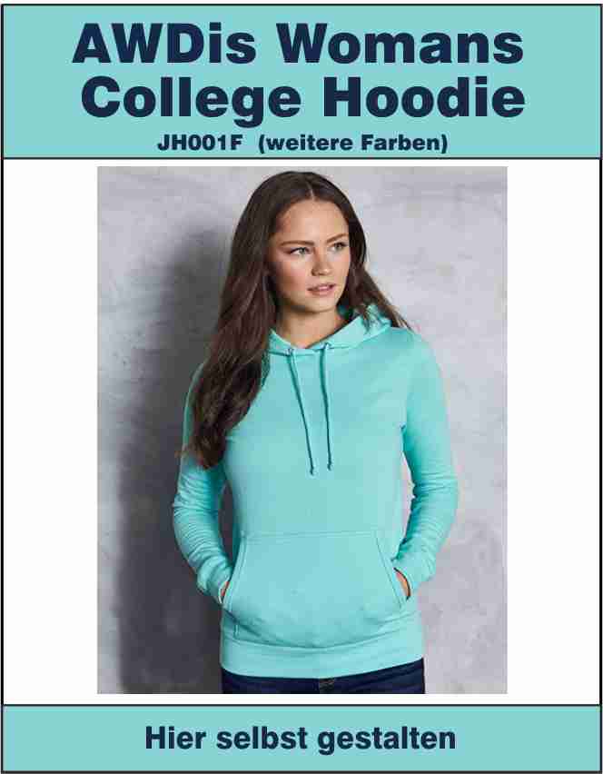 Hoodie AWDis Womans College Just Hoods JH001F (weitere Farben)
