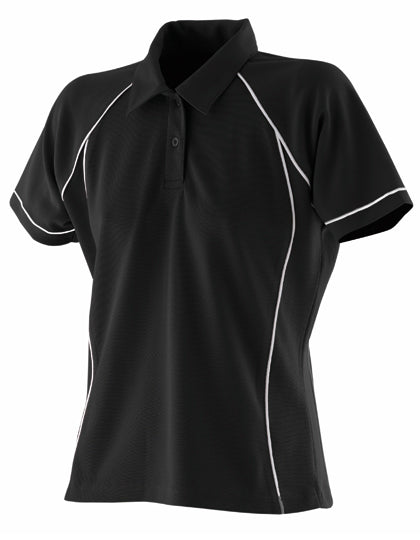 Ladies´ Piped Performance Polo Finden+Hales FH371