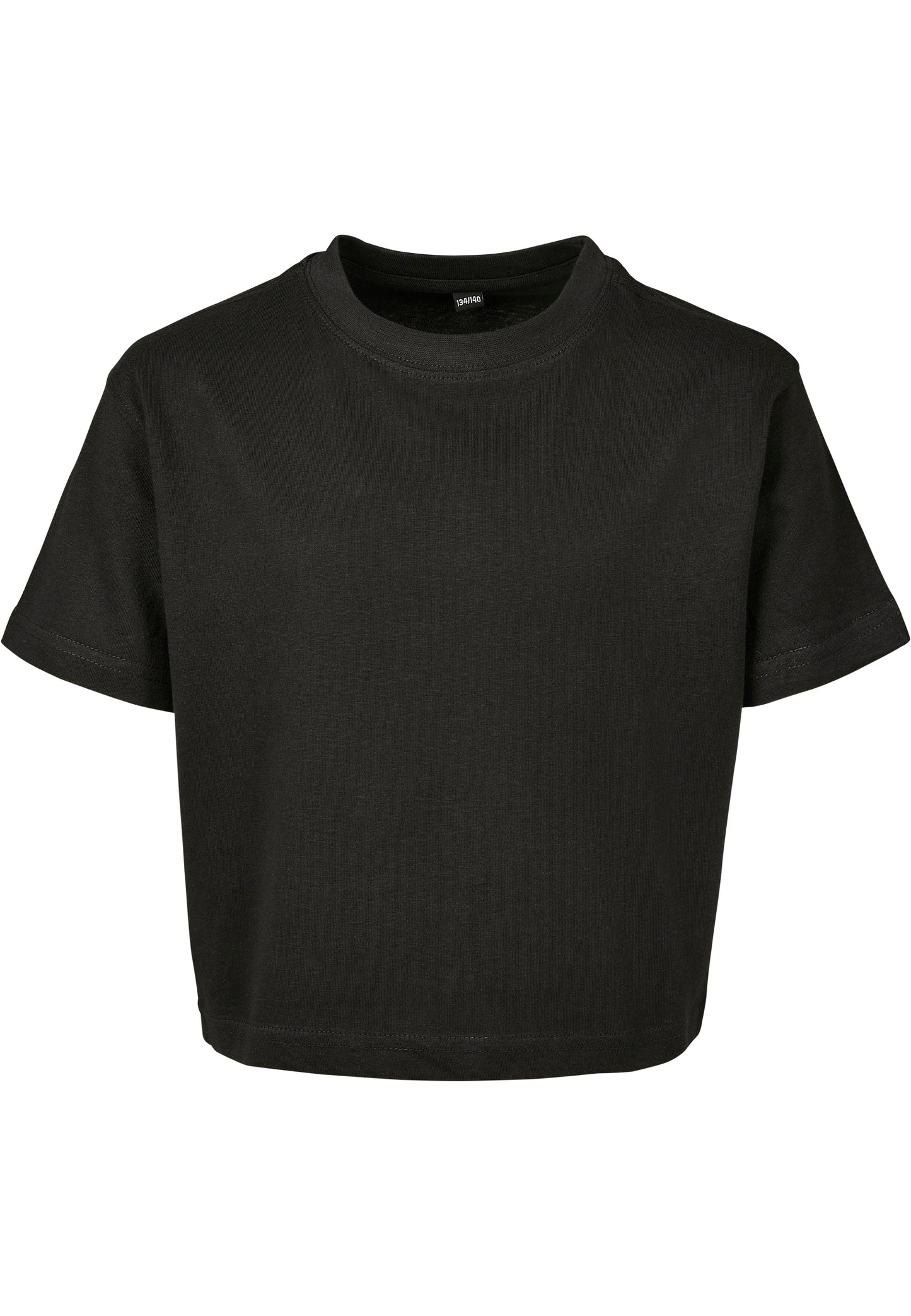Girls Cropped Jersey Tee Build Your Brand BY114