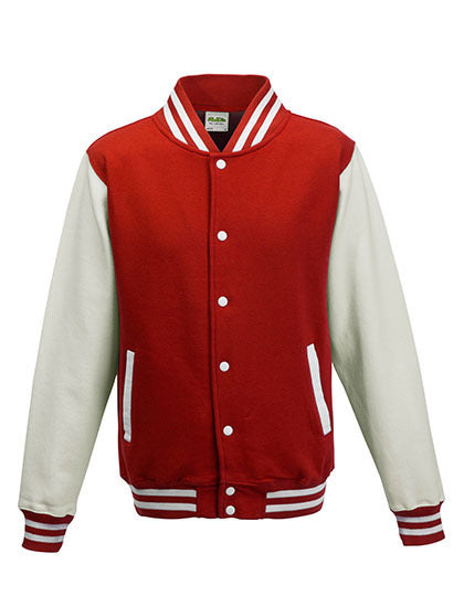 Just Hoods Varsity Jacket JH043