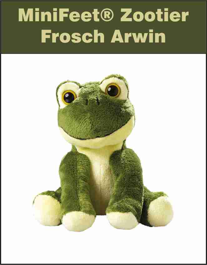 MiniFeet® Zootier Frosch Arwin MBW60625