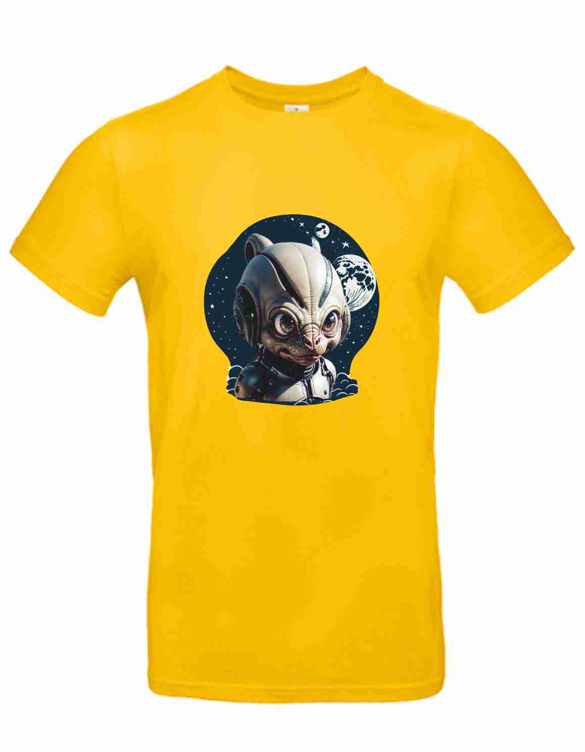 T-Shirt B&C Kids´ Exact 190 Mit Aufdruck "Alien" auch zum selbst gestalten