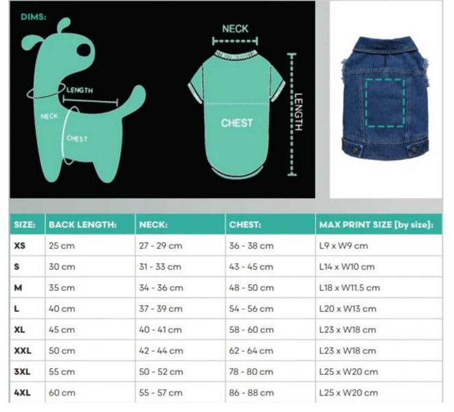 Hunde Jeansjacke