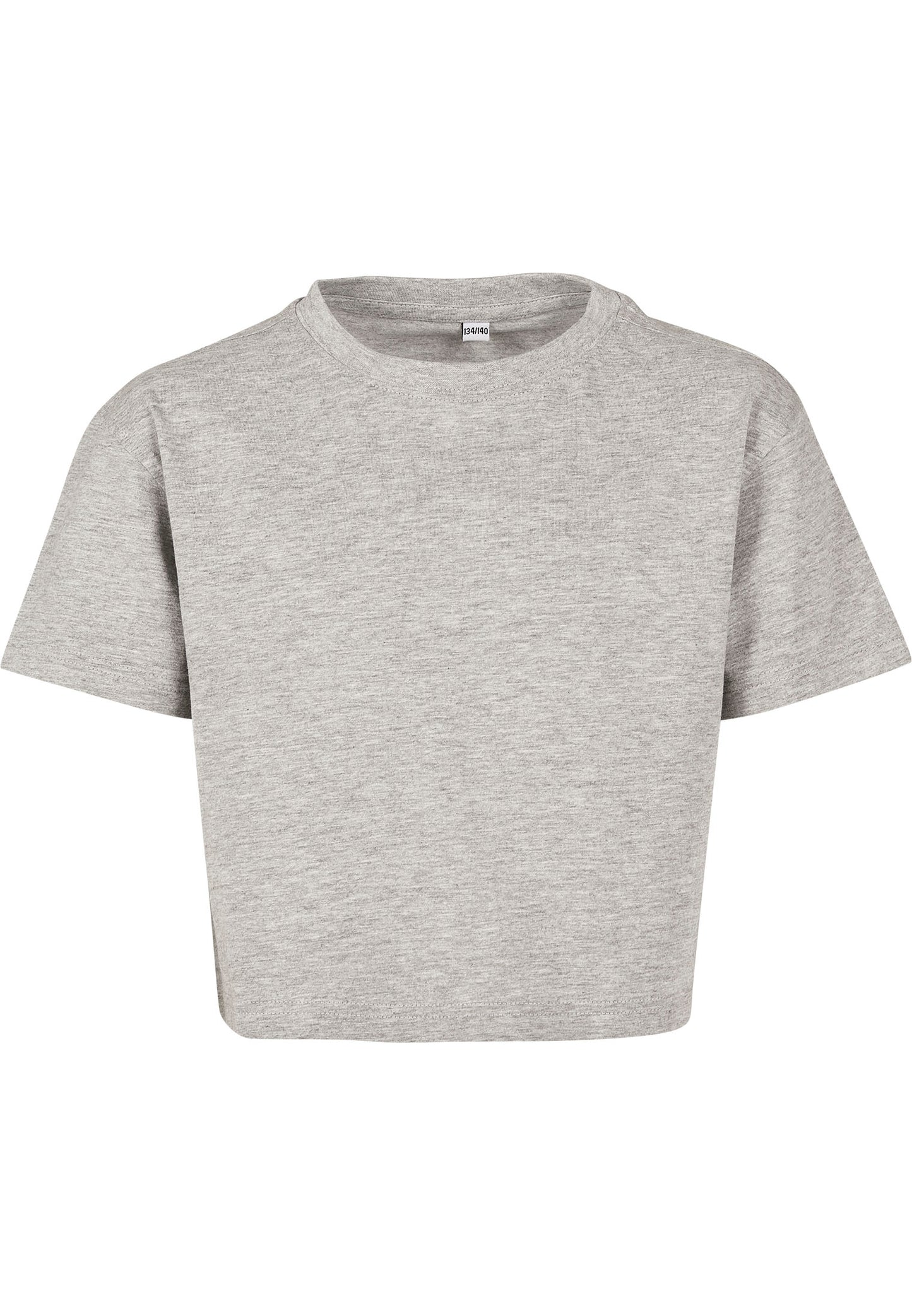 Girls Cropped Jersey Tee Build Your Brand BY114