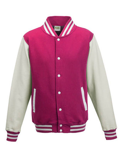 Just Hoods Varsity Jacket JH043