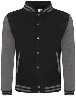 Just Hoods Varsity Jacket JH043