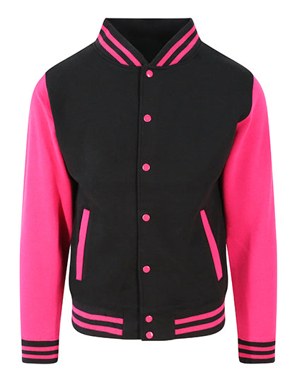 Just Hoods Varsity Jacket JH043