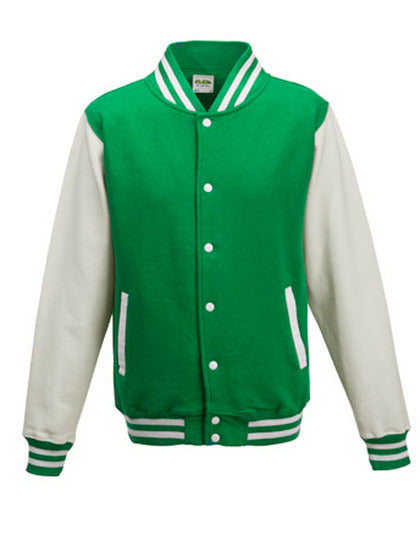 Just Hoods Varsity Jacket JH043