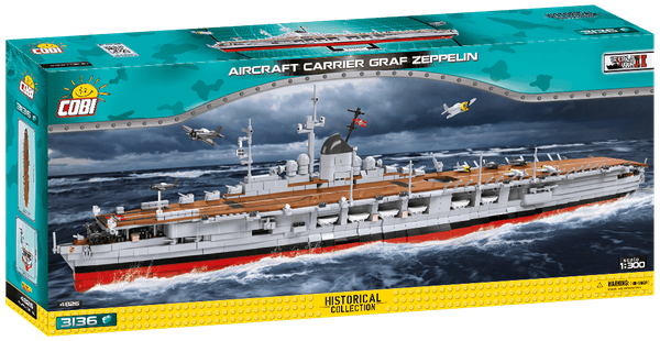 Cobi 4826 - Konstruktionsspielzeug - AIRCRAFT CARIER GRAF ZEPPELIN
