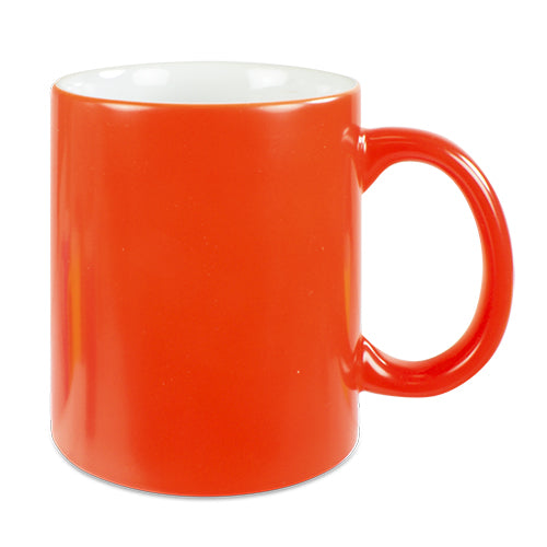 Keramiktasse LENA mit Neonoberfläche in 5 tollen Neonfarben