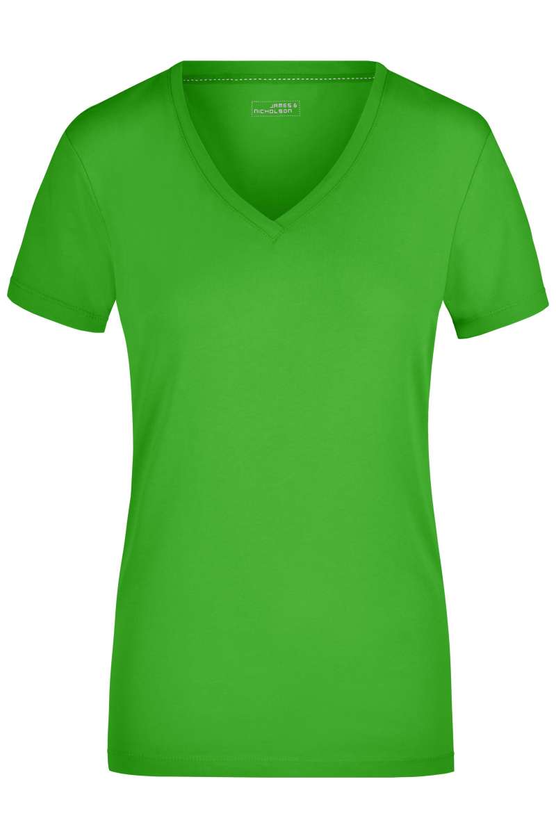 Damen - Ladies' Stretch V-Neck James & Nicholson JN928
