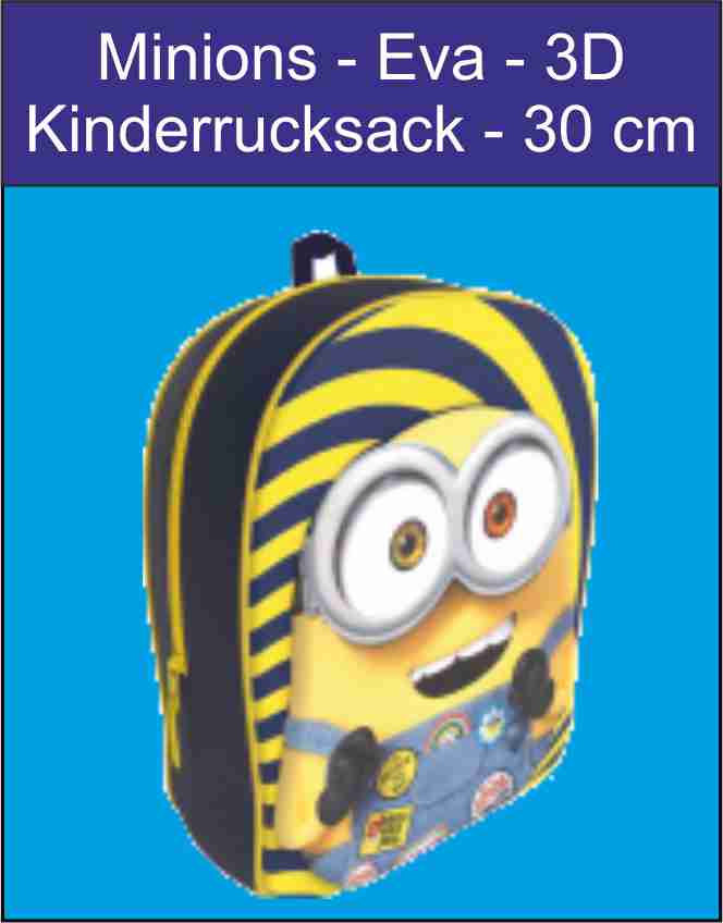 Minions - Eva - 3D Kinderrucksack - 30 cm