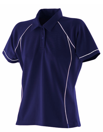 Ladies´ Piped Performance Polo Finden+Hales FH371