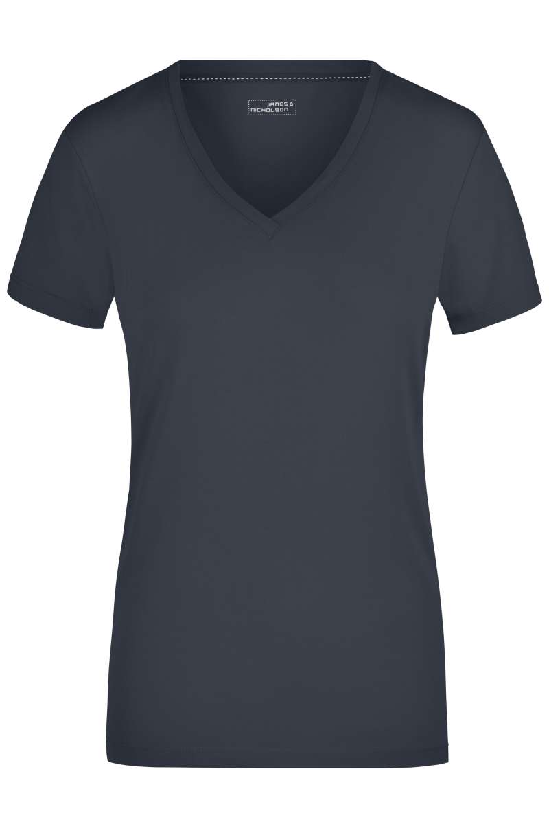 Damen - Ladies' Stretch V-Neck James & Nicholson JN928