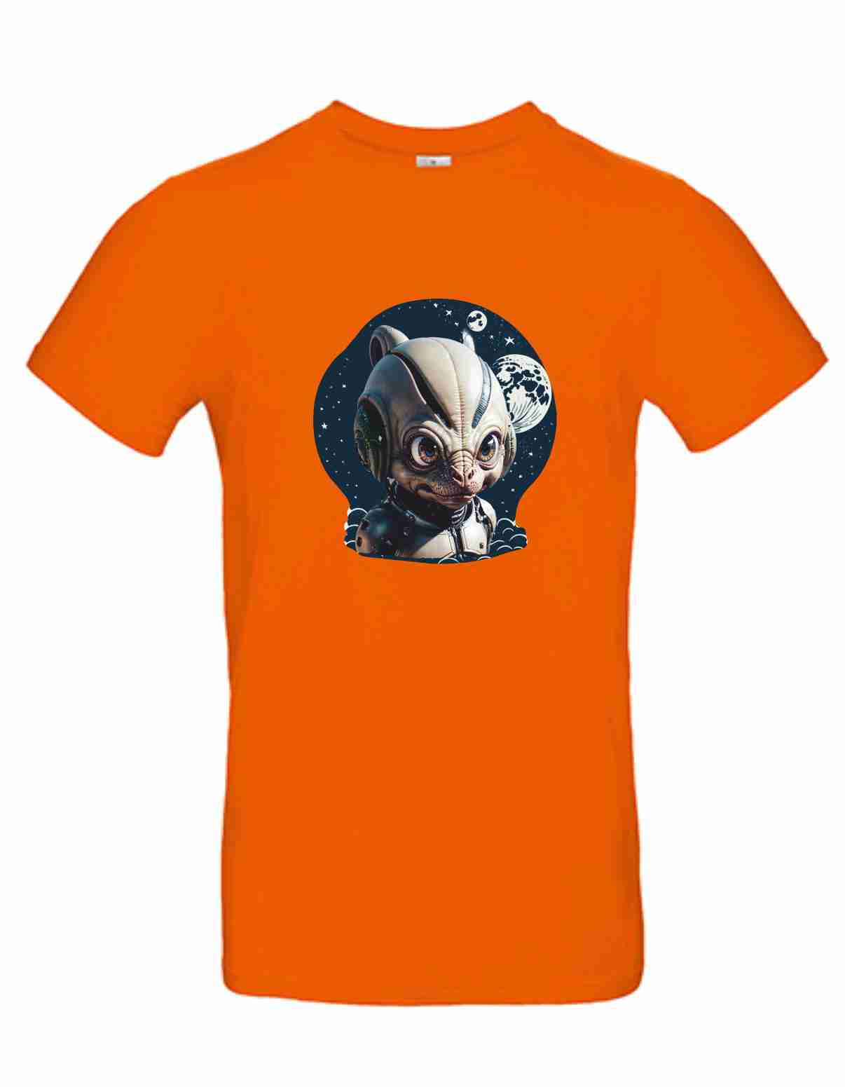 T-Shirt B&C Kids´ Exact 190 Mit Aufdruck "Alien" auch zum selbst gestalten