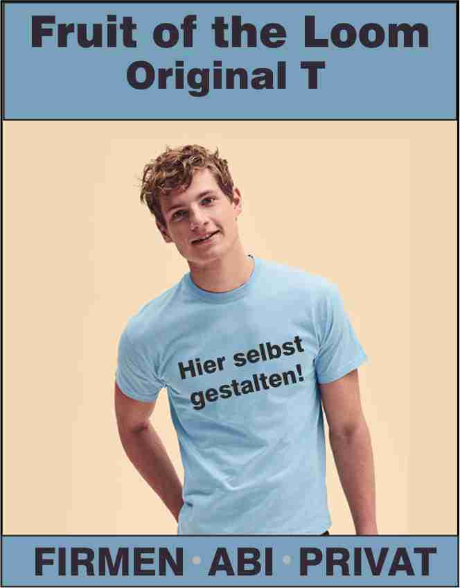 T-Shirt Fruit of the Loom Original T F110