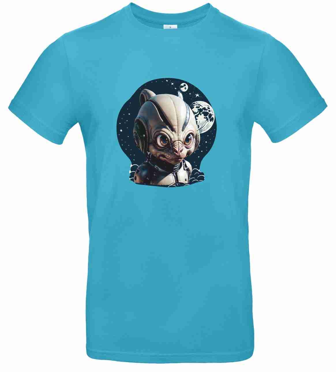T-Shirt B&C Kids´ Exact 190 Mit Aufdruck "Alien" auch zum selbst gestalten