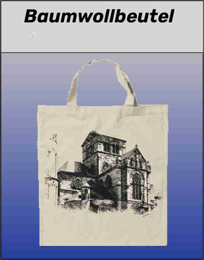 Baumwolltasche mit Aufdruck Trierer Dom