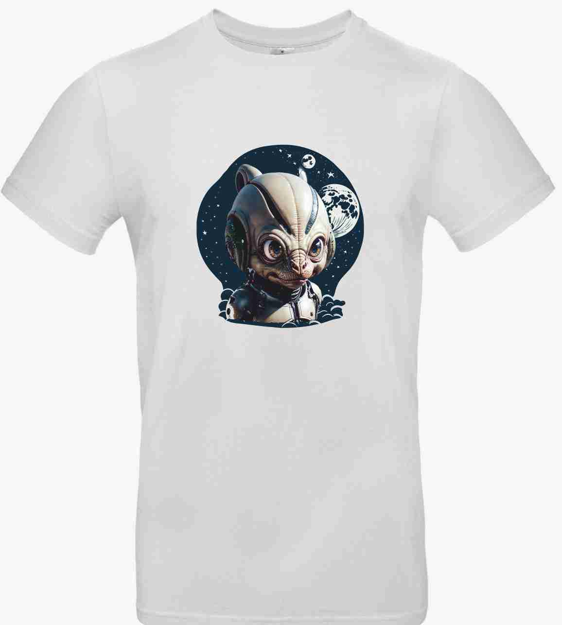 T-Shirt B&C Kids´ Exact 190 Mit Aufdruck "Alien" auch zum selbst gestalten