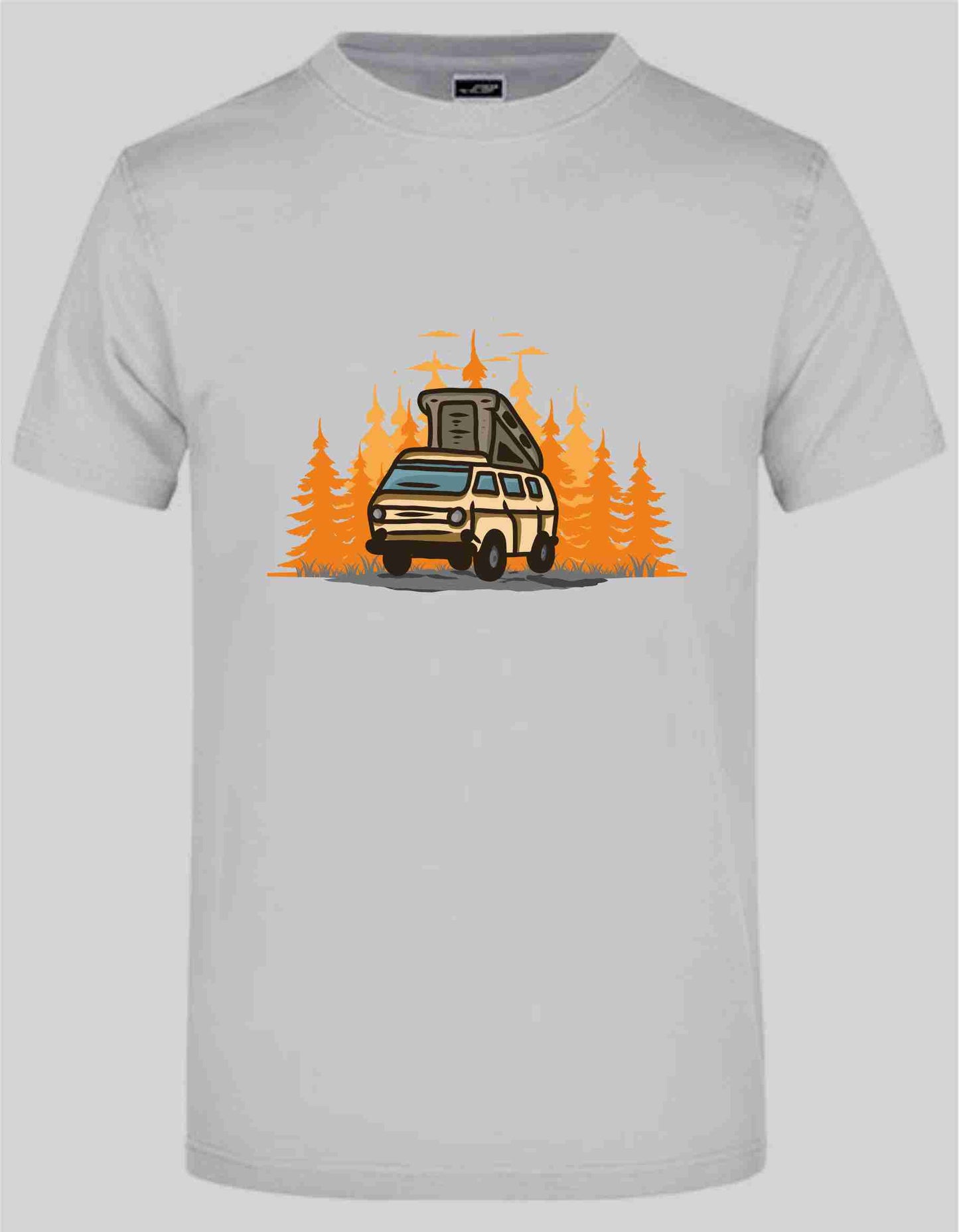 T-Shirt mit Aufdruck Van "Camping Bus"