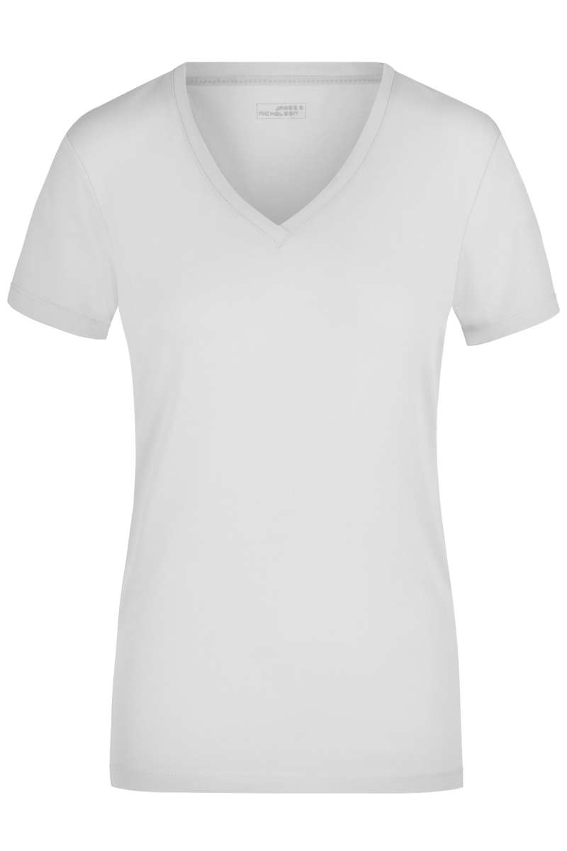 Damen - Ladies' Stretch V-Neck James & Nicholson JN928
