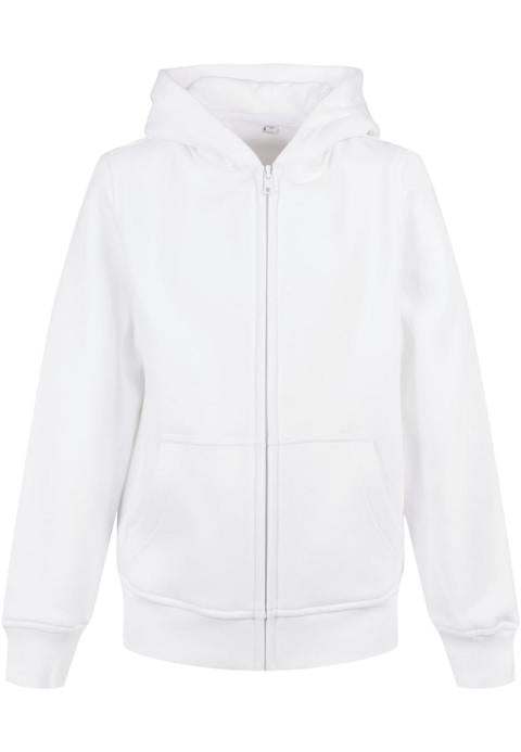 Kids´ Organic Basic Zip Hoody Build Your Brand BY188