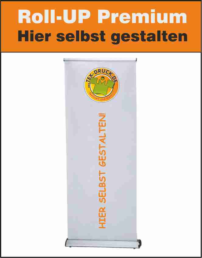 Roll-Up Premium zum selbst gestalten