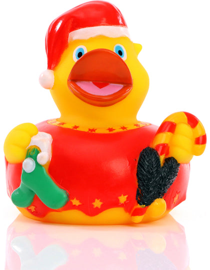 Schnabels® Quietsche-Ente Weihnachten MBW131109 - Tex-Druck.de Textildruck & mehr....