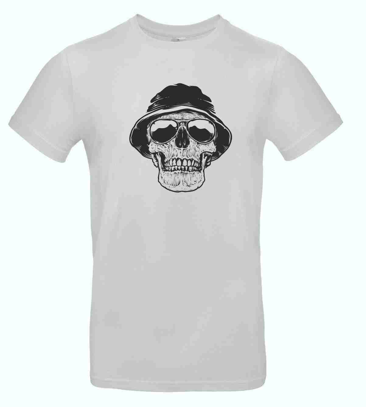 Totenkopf Skull_in_Hat_5 B&C #E190 T-Shirt (190 g) - Tex-Druck.de Textildruck & mehr....
