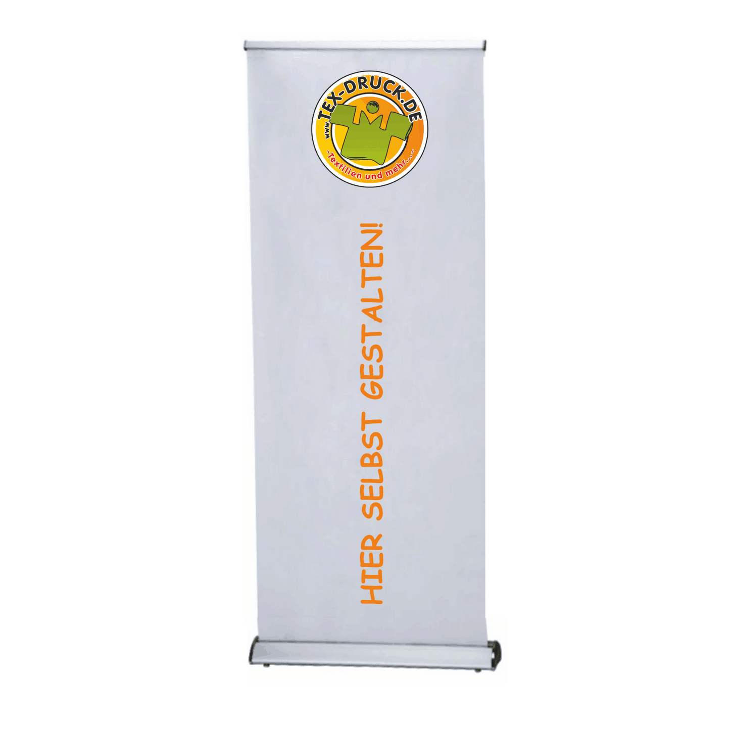 Roll Up Premium 85 x 215 cm - Tex-Druck.de Textildruck & mehr....